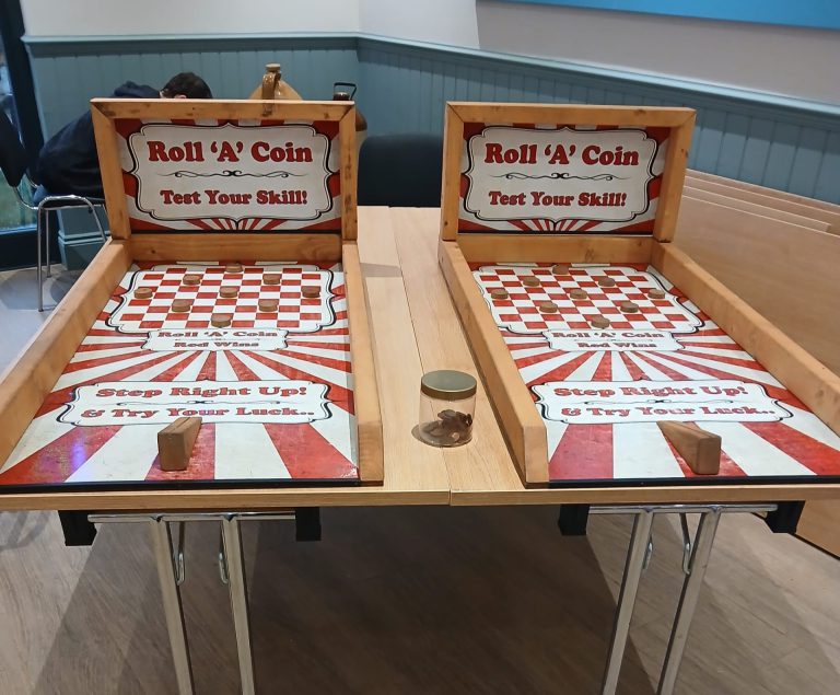 Roll ‘A’ Coin fairground game